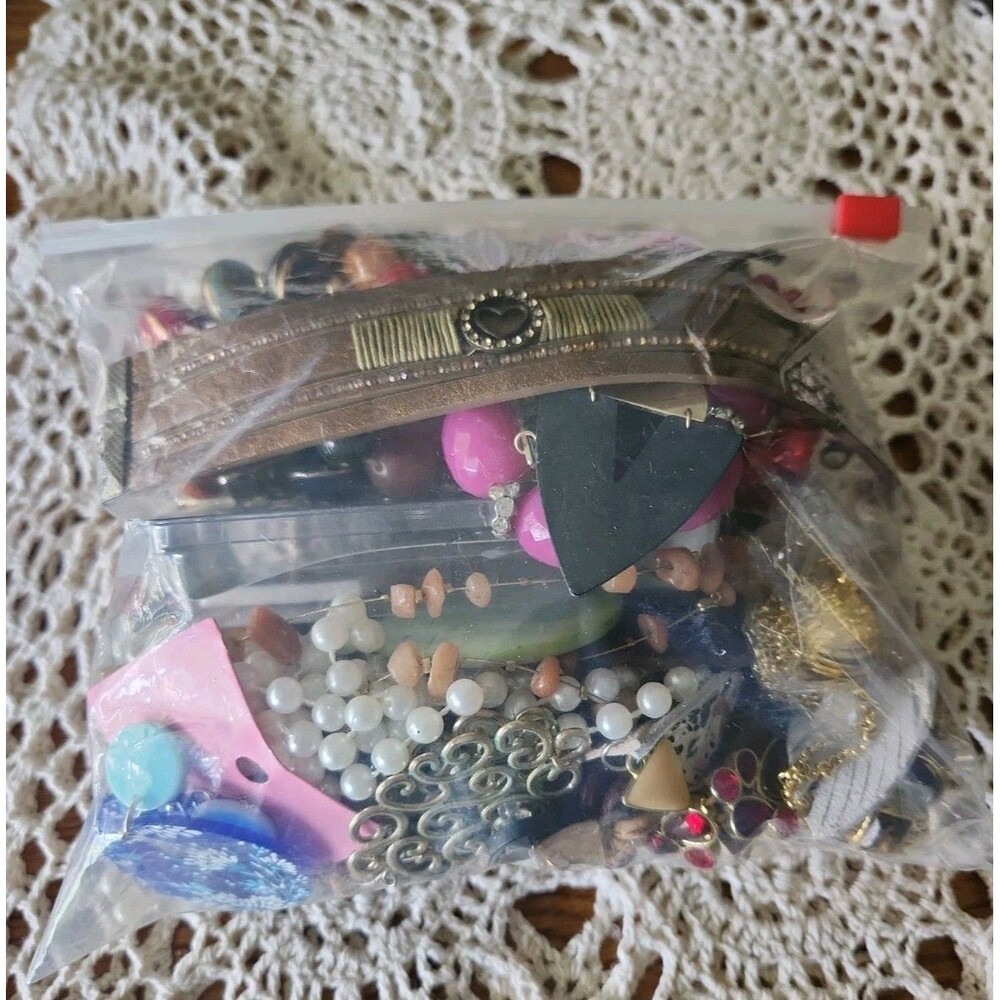 1 Lb 8 Ounces Broken Jewelry for Repairs And Craft Lot
